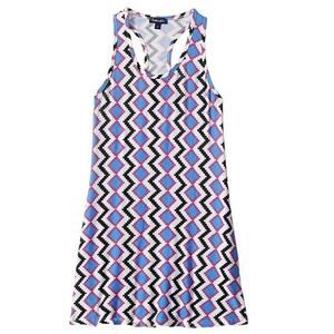 Splendid Girls Chevron Tunic Swim Cover Up Multi Size L 0554